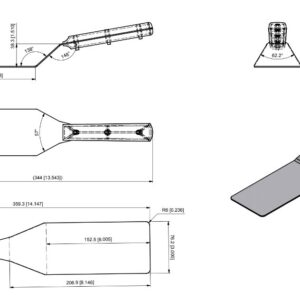 Quality Industries Spatula, 344x76.2mm