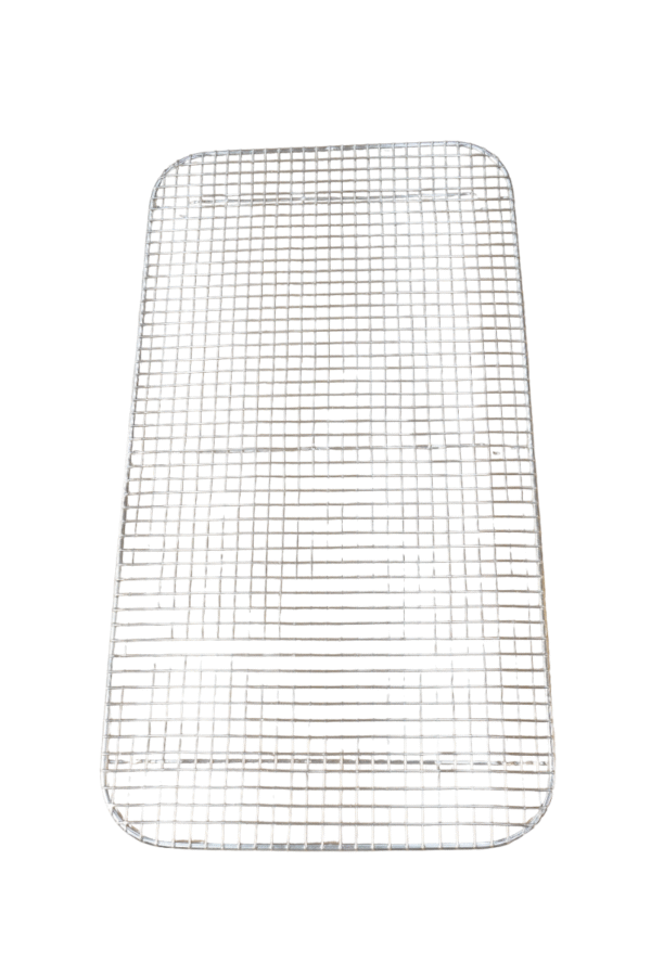 1/1 Pan Grid, Stainless Steel, ~18"x10", with Feet - Image 4