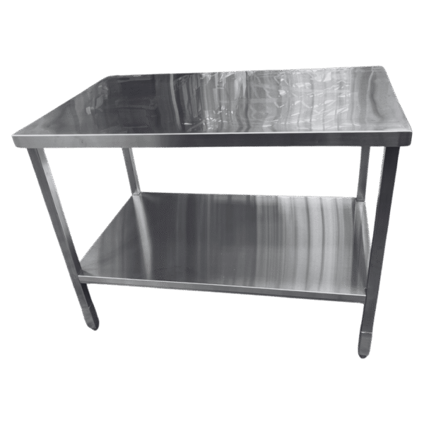 Work Table, Stainless Steel, 24"x48"x36", Two Tiers - Image 3