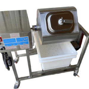 Quality Industries by Stainless 120V Commercial Marinator with Plastic Tubs, No Safety Cover