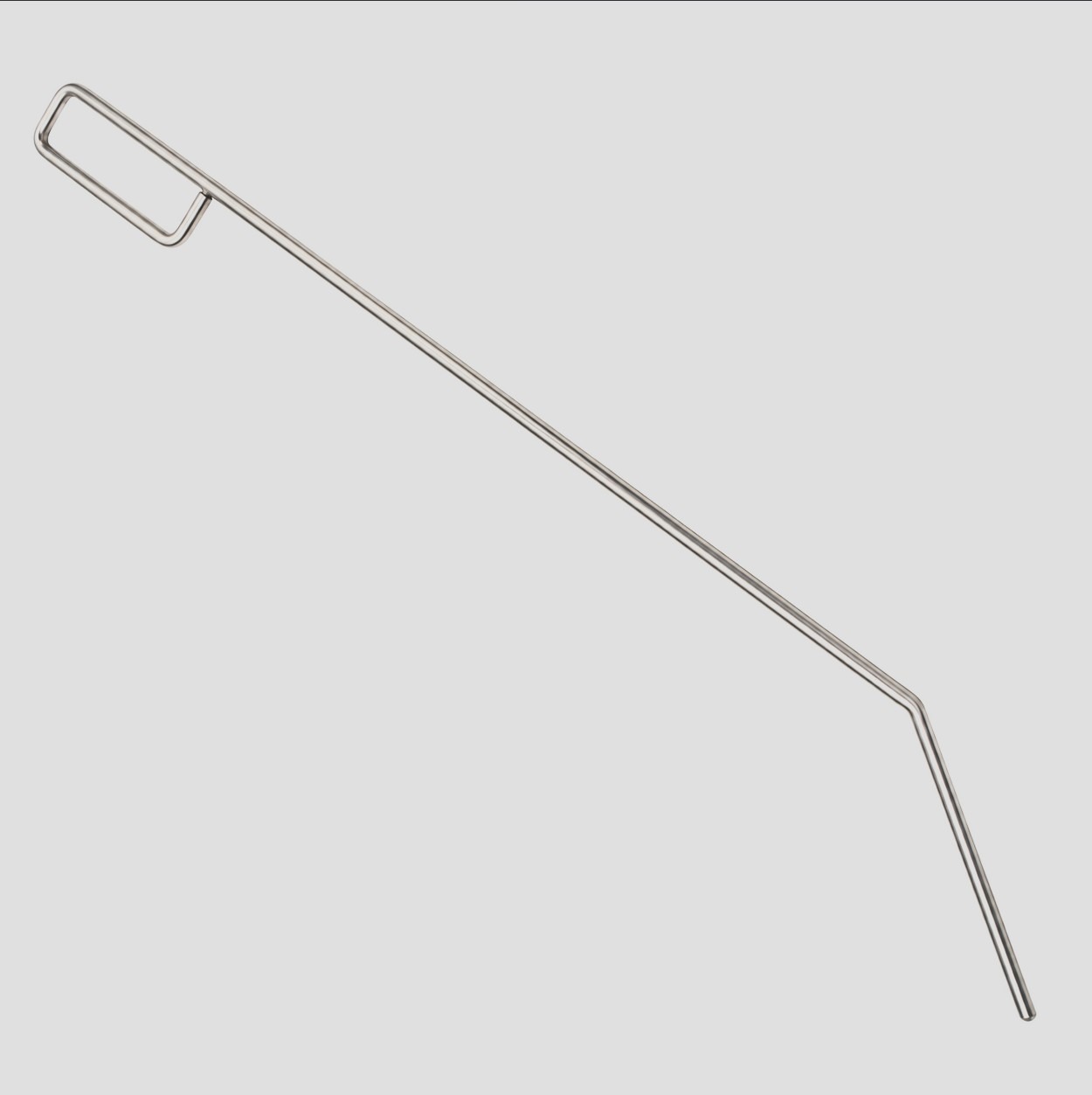 Quality Industries Fryer Clean-Out Rod, 29″ Long, Stainless Steel, Angled Tip, Loop Handle